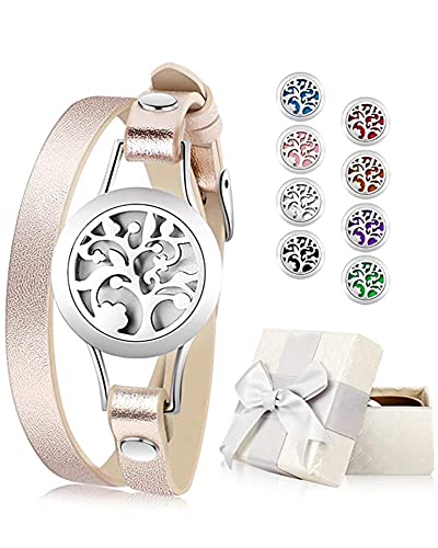 Romanda Essential Oil Diffuser Bracelet for Women, Unique Spiritual Gifts for Women, Mom, Daughter, Sister, Wife